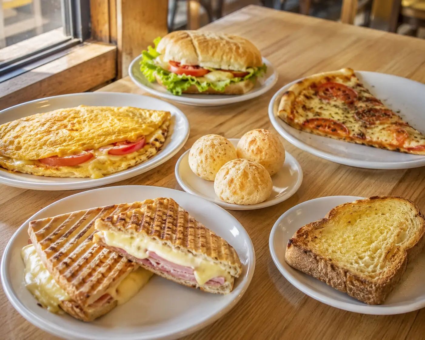 Lanches preparados pela conveniência do Posto Trevo