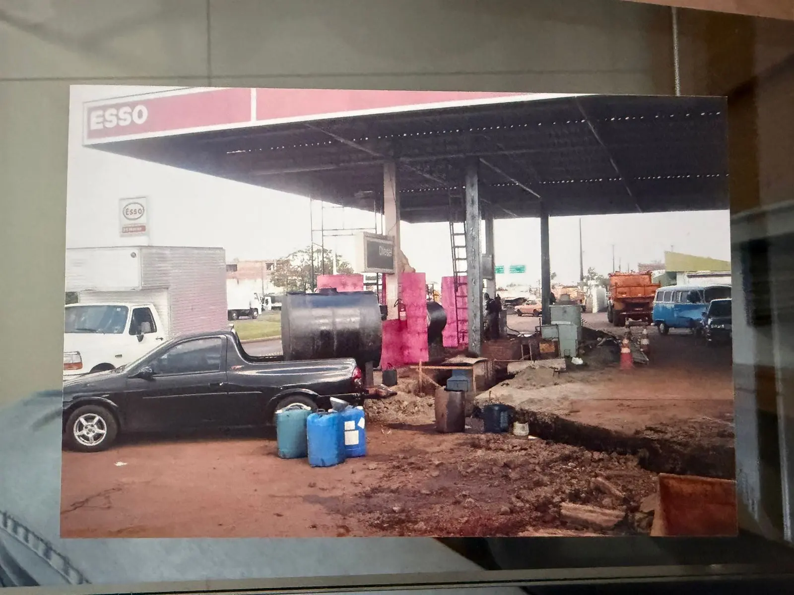 Registro histórico de obras e melhorias na pista do Posto Trevo